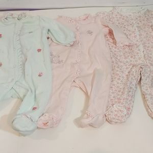 Bundle Little Me bundle onesie footed